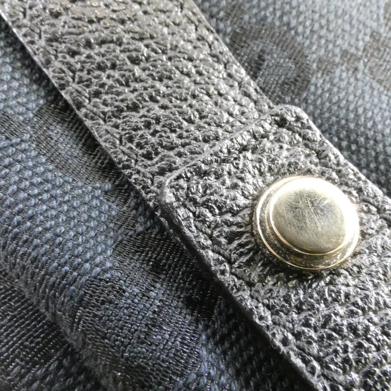 GUCCI 130736 F4DYG Shoulder Canvas 黑色 帆布 中古品A - 縮圖 3