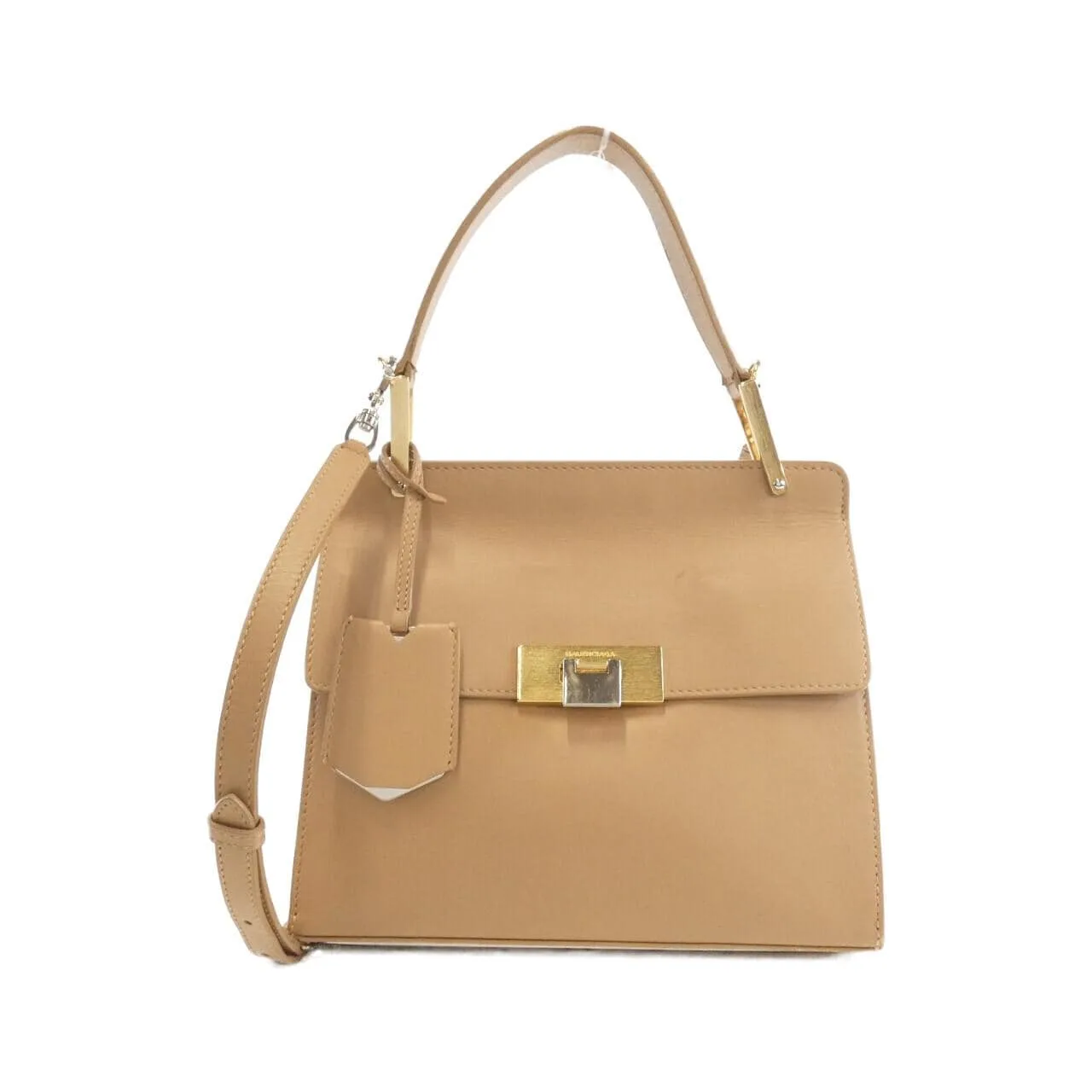 BALENCIAGA 332219 AEY04 Handbag Leather Black