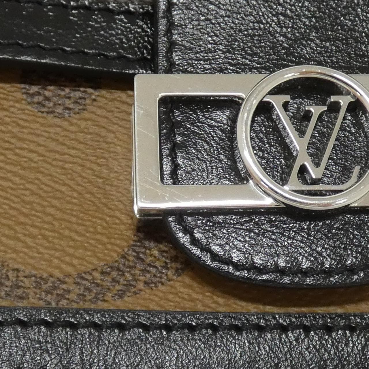 LOUIS VUITTON Dauphine M67696 Shoulder Bag Monogram Black Monogram - Thumbnail 4