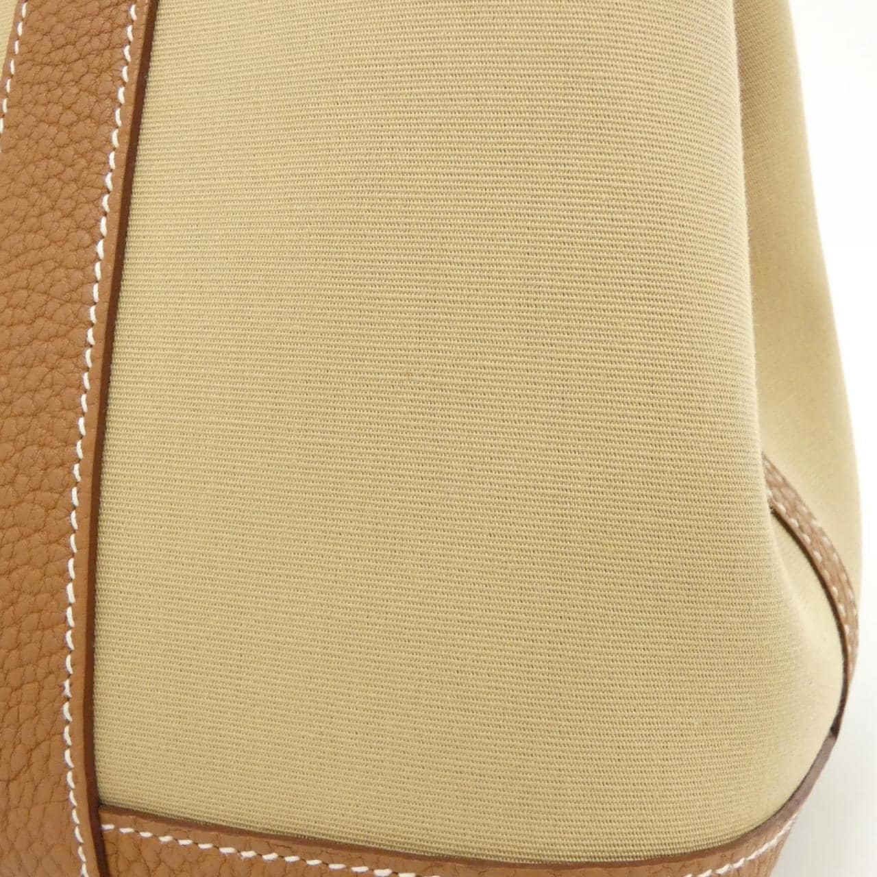 HERMES Garden Party HERMÈS 051551CK Bag Gold Rank A - Thumbnail 5