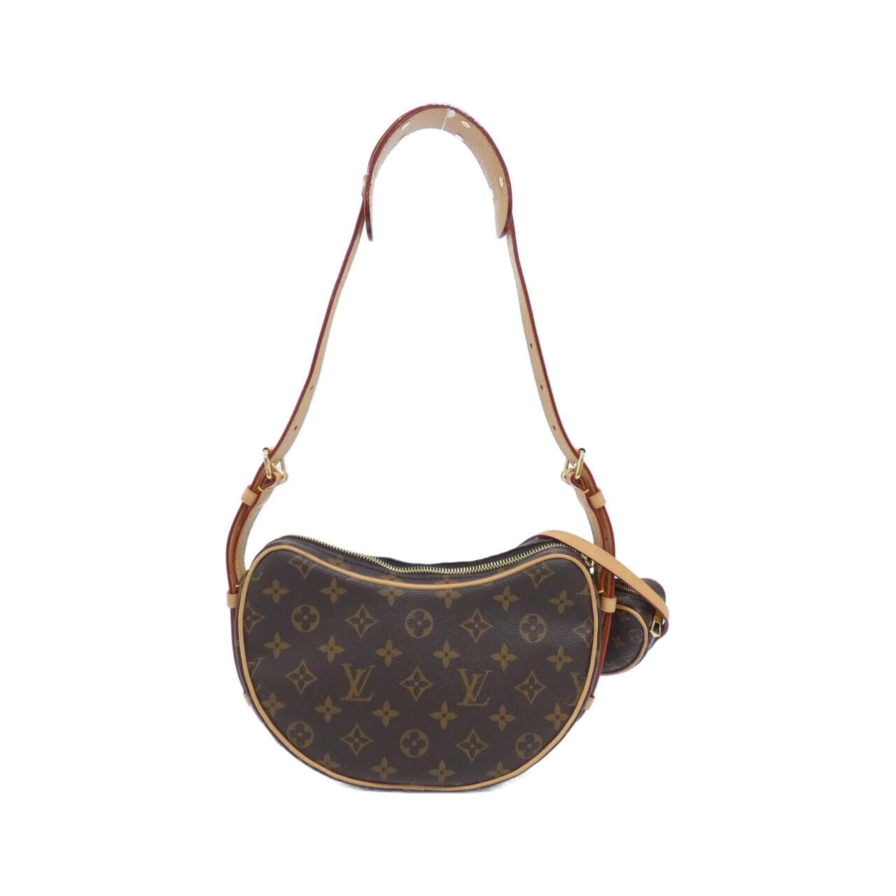 LOUIS VUITTON M46828 Shoulder Bag Monogram 黑色 Monogram 中古品A - 縮圖 2