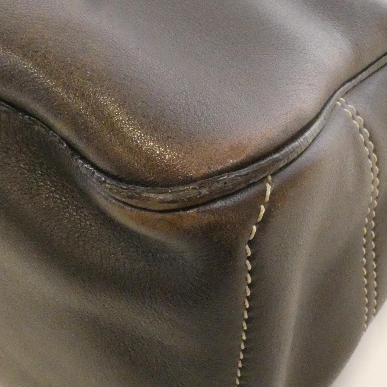 CELINE Boogie 134023S0F Bag Leather Brown Leather Rank B - Thumbnail 2