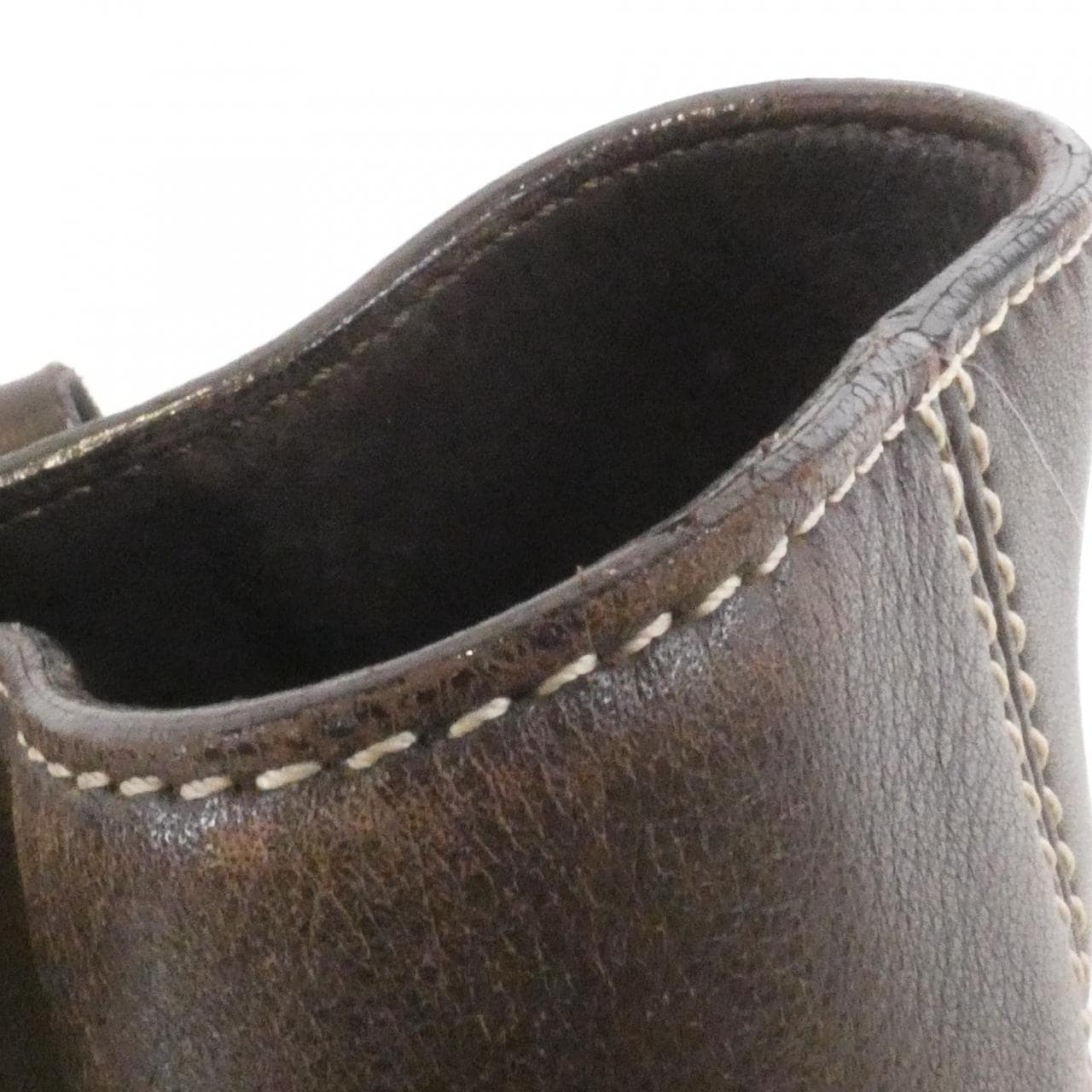 CELINE Boogie 134023S0F Bag Leather Brown Leather Rank B - Thumbnail 4