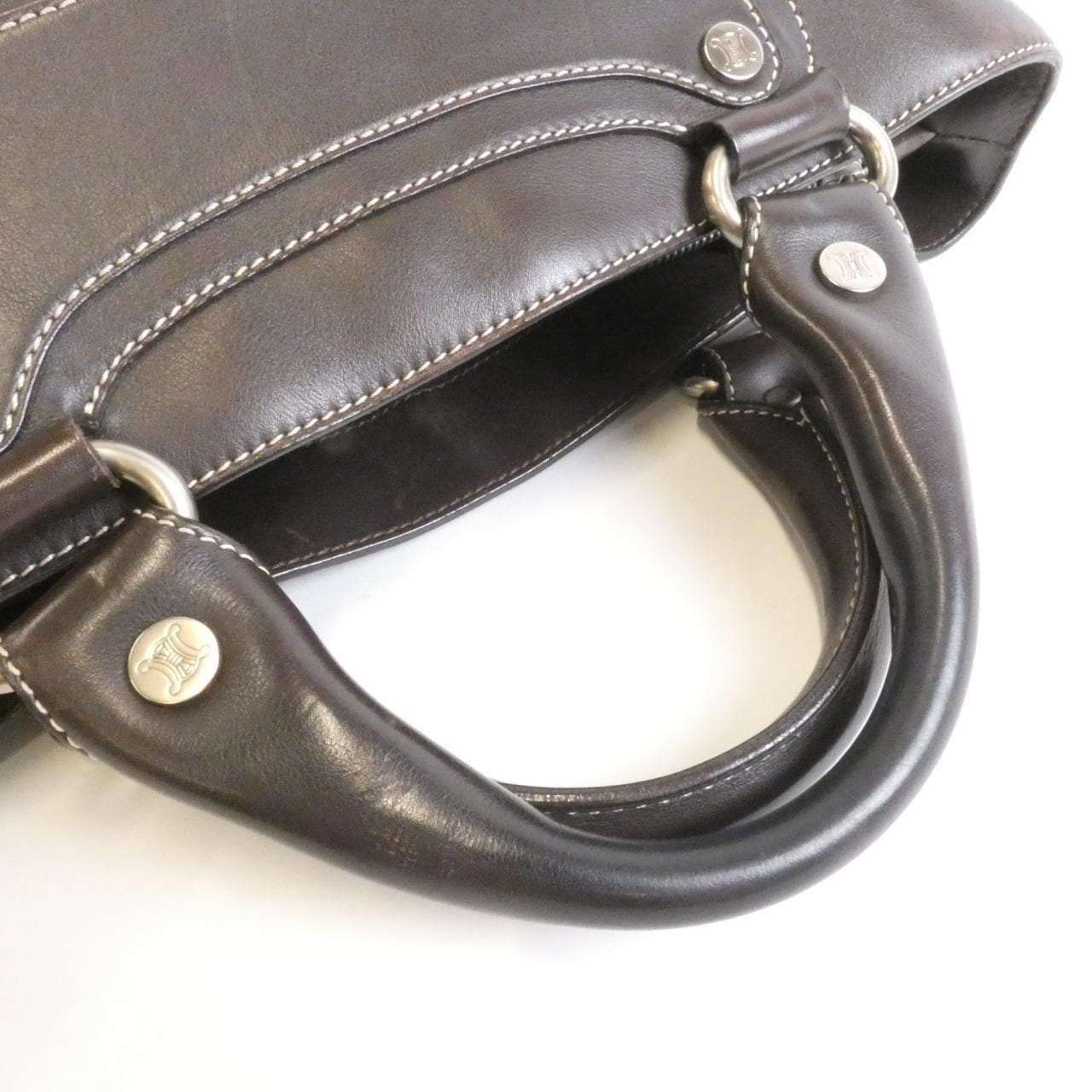 CELINE Boogie 134023S0F Bag Leather Brown Leather Rank B - Thumbnail 6