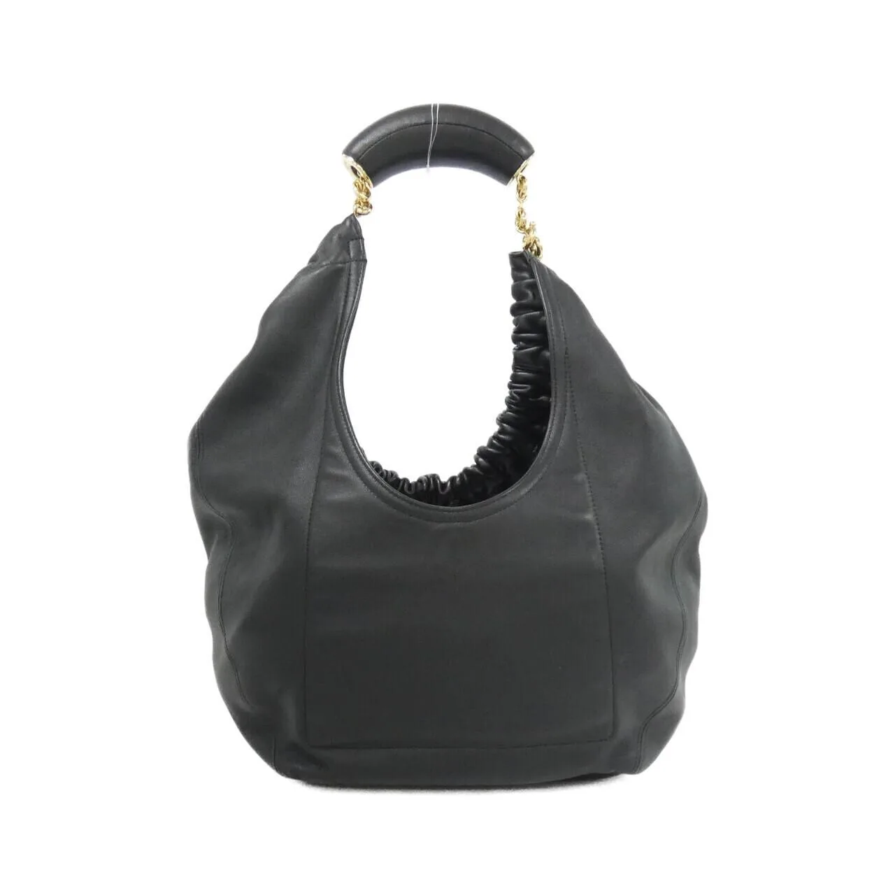 LOEWE A914Q37X01 Shoulder Lambskin Black Lambskin Rank A - Thumbnail 2