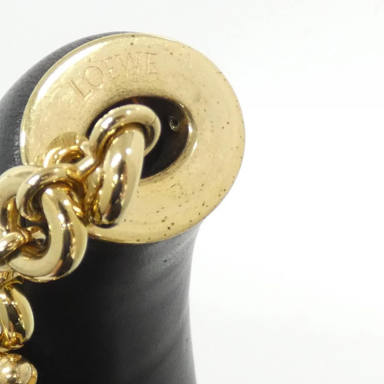 LOEWE A914Q37X01 Shoulder Lambskin Black Lambskin Rank A - Thumbnail 5