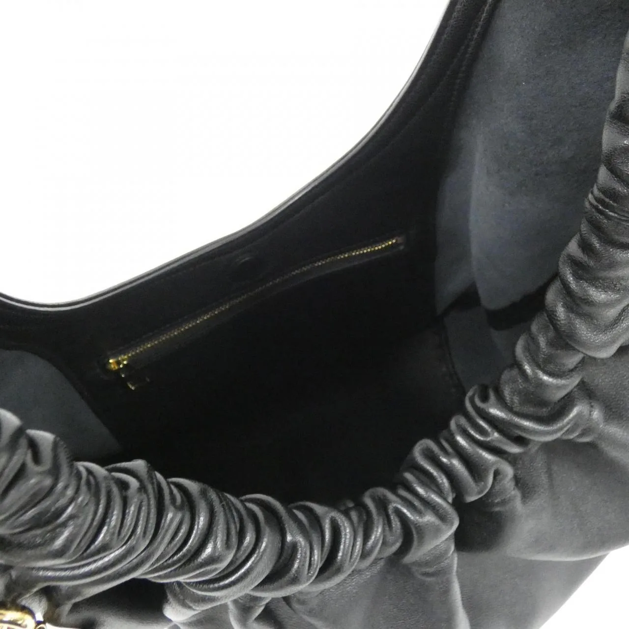 LOEWE A914Q37X01 Shoulder Lambskin Black Lambskin Rank A - Thumbnail 6