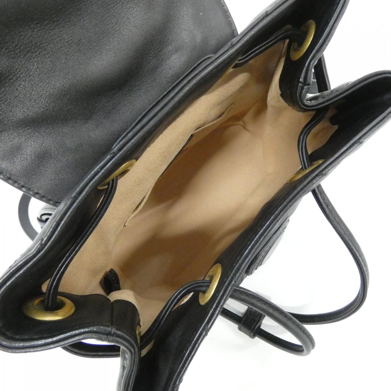 GUCCI 528129 DRW4T Backpack Leather Black Leather Rank A - Thumbnail 8