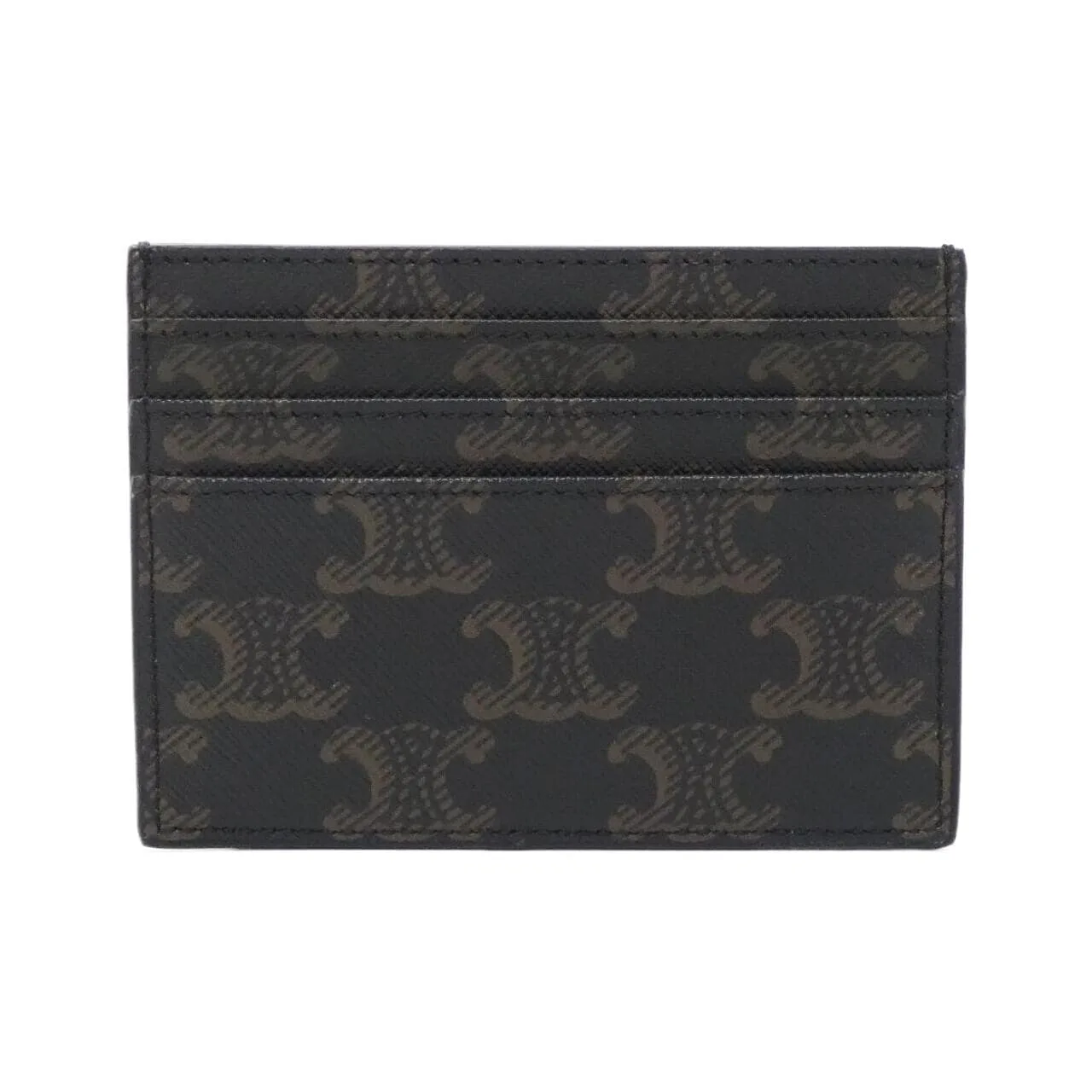 CELINE 10L832CQH Card Case Canvas Black Canvas New - Thumbnail 2