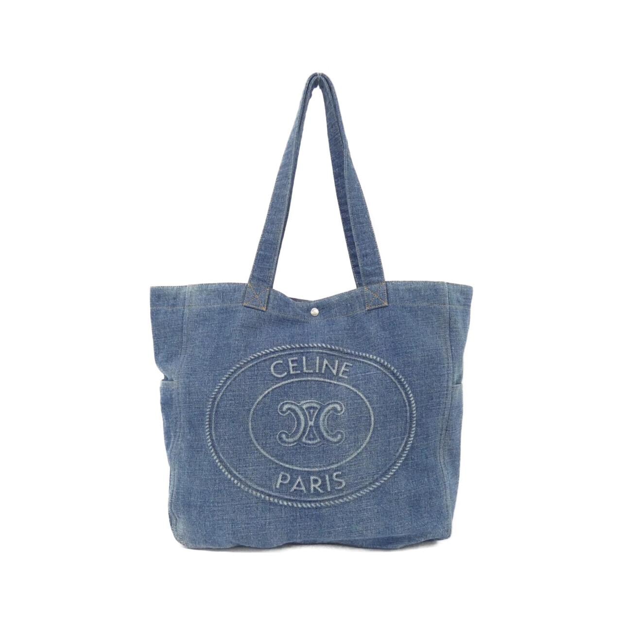 CELINE Cabas 122462GTB Bag Denim