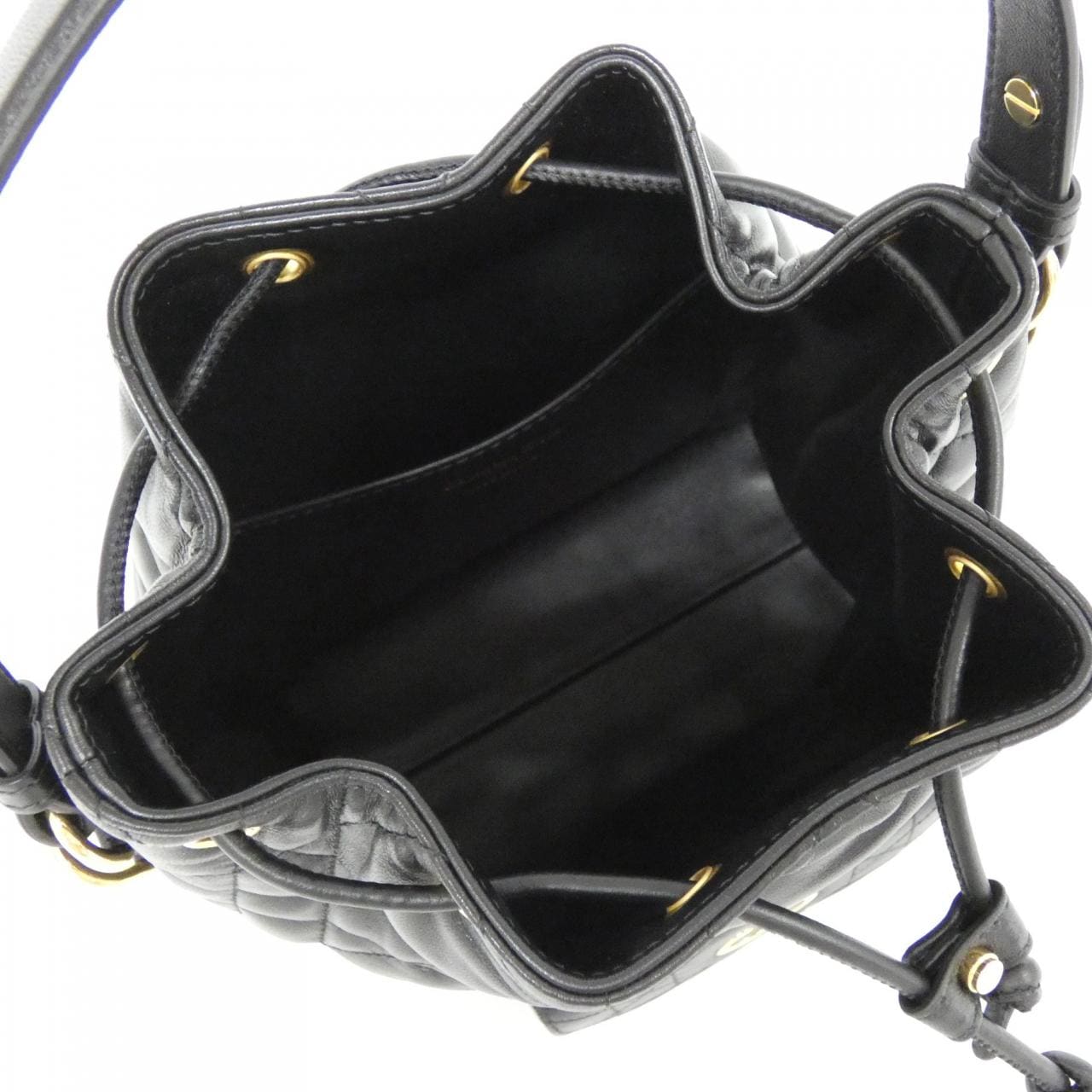 DIOR Caro M3372UNOZ Bag Lambskin Black Lambskin - Thumbnail 6