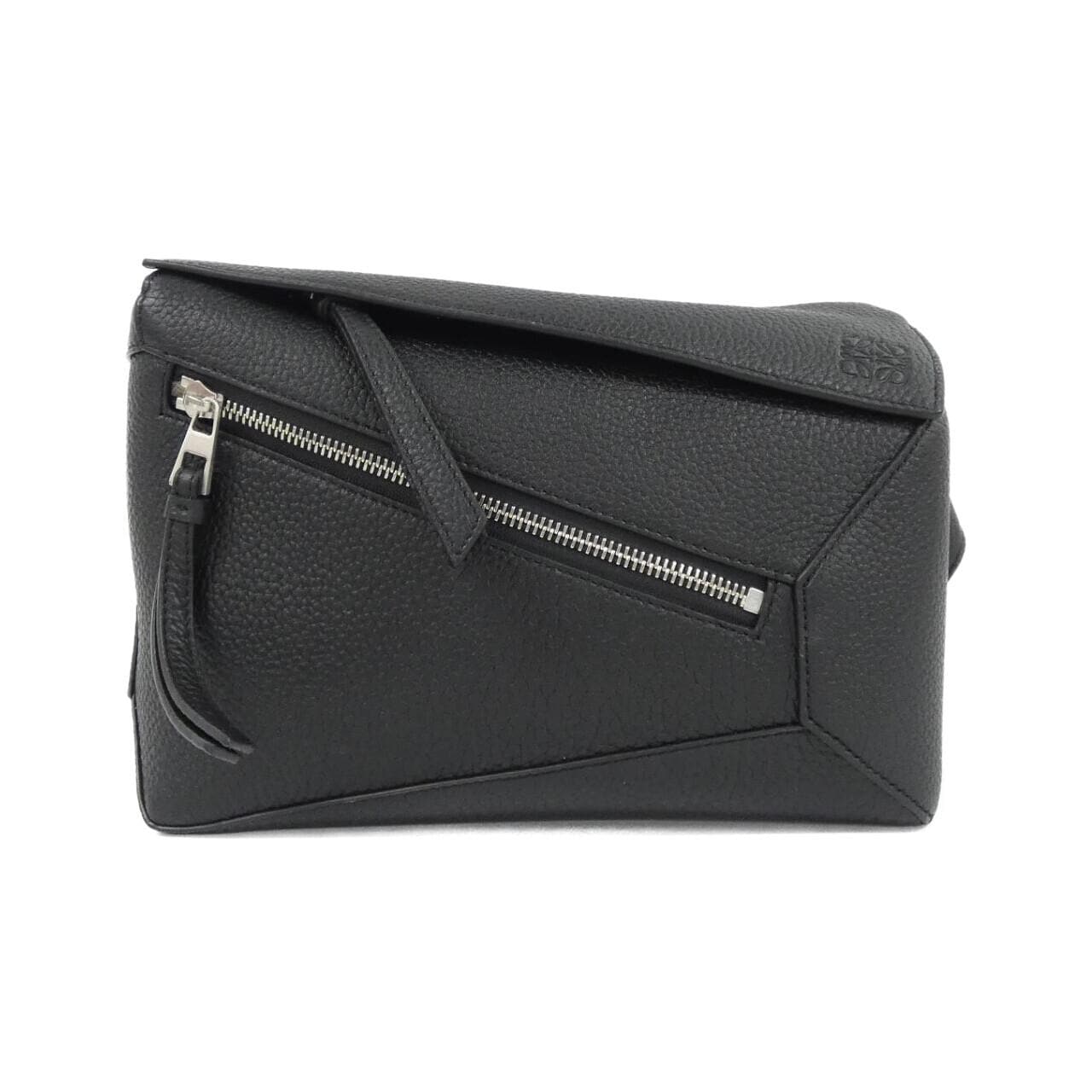 LOEWE Puzzle B510SEBX08 Shoulder Bag Black