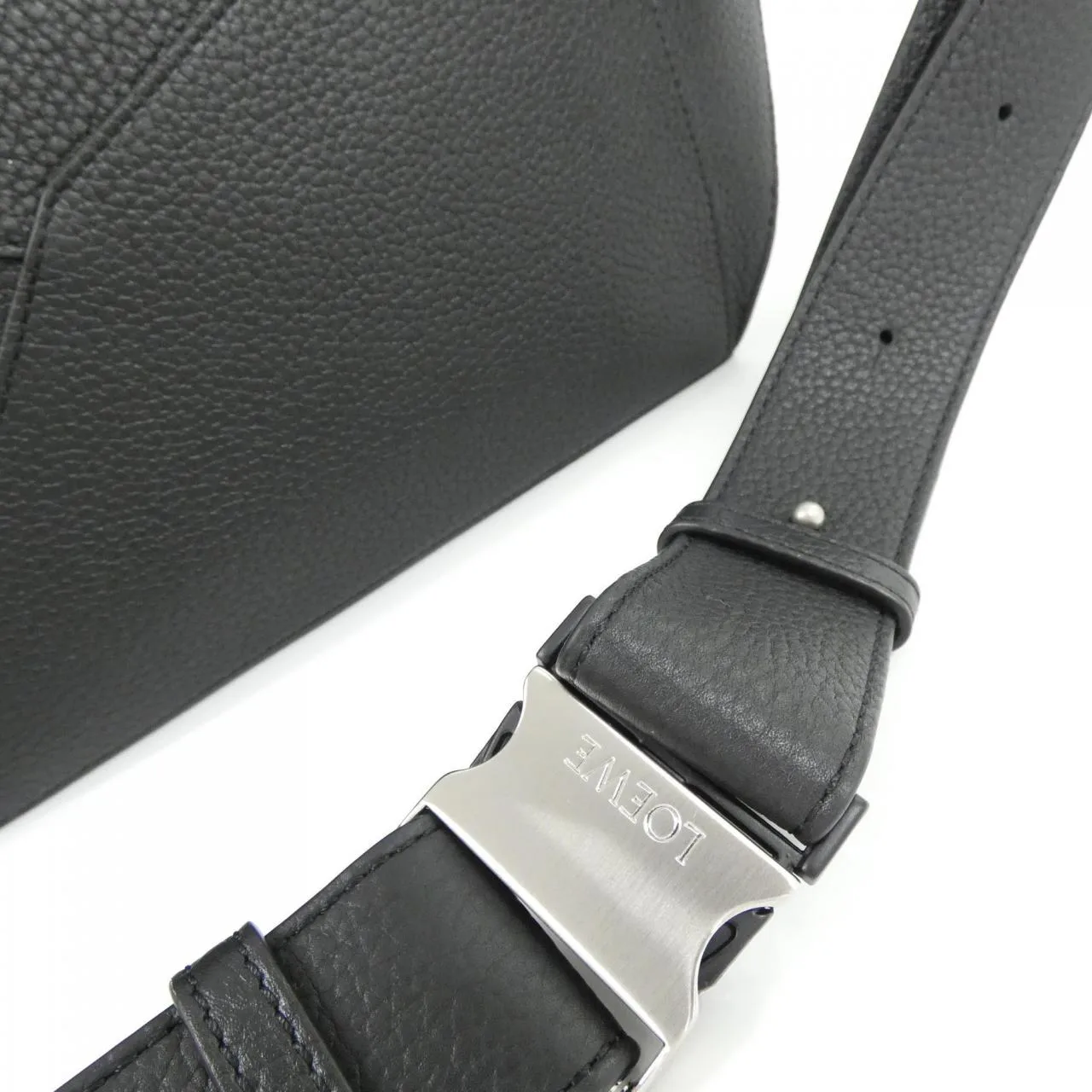 LOEWE Puzzle B510SEBX08 Shoulder 黑色 新品 - 縮圖 5