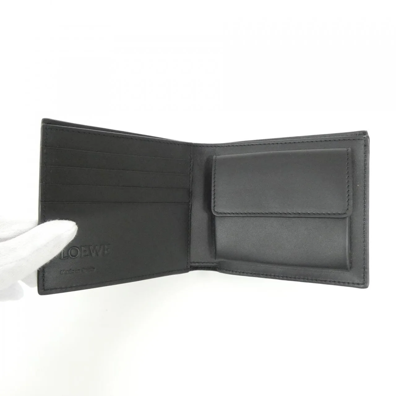 LOEWE C565501X05 Wallet Black New - Thumbnail 4