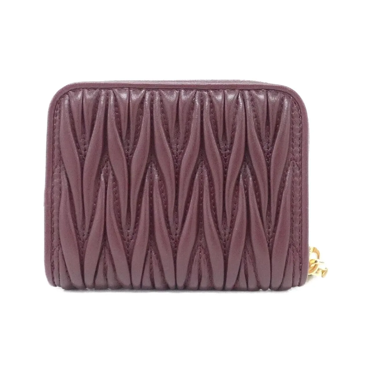MIU MIU 5MM268 Coin Case Bordeaux New - Thumbnail 2