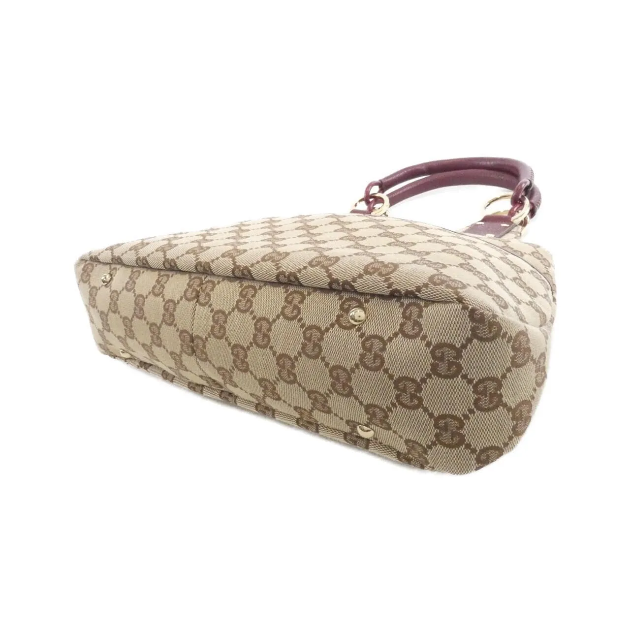 GUCCI 131329 Shoulder Canvas 米色 帆布 中古品A - 縮圖 3