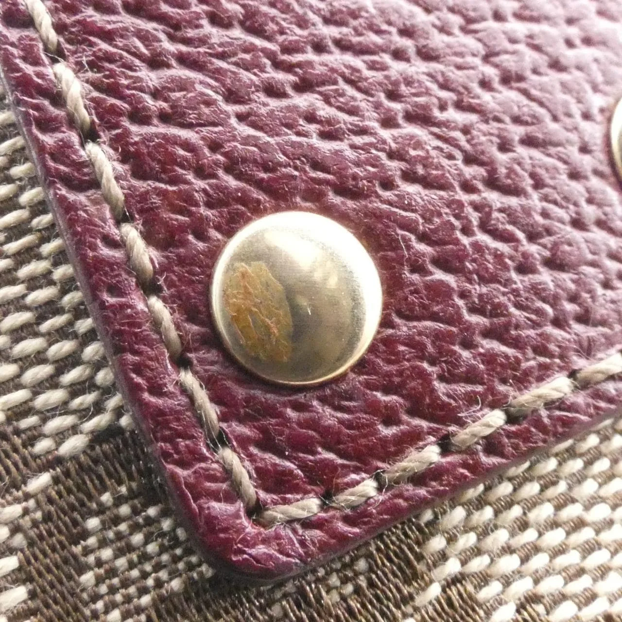 GUCCI 131329 Shoulder Canvas 米色 帆布 中古品A - 縮圖 4