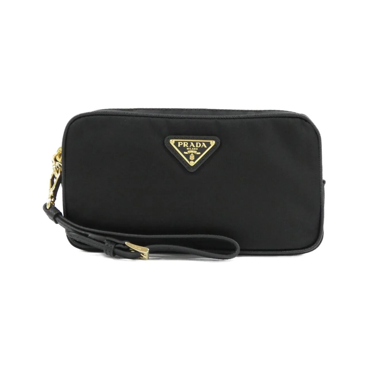 PRADA 1NE055 Pouch Black