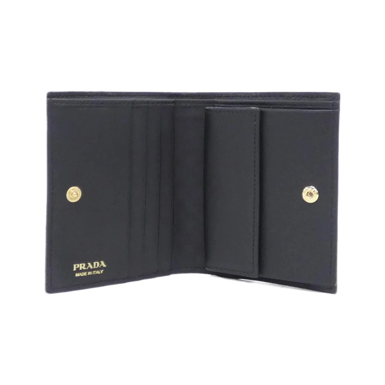 PRADA 1MV204 Wallet Black New - Thumbnail 4