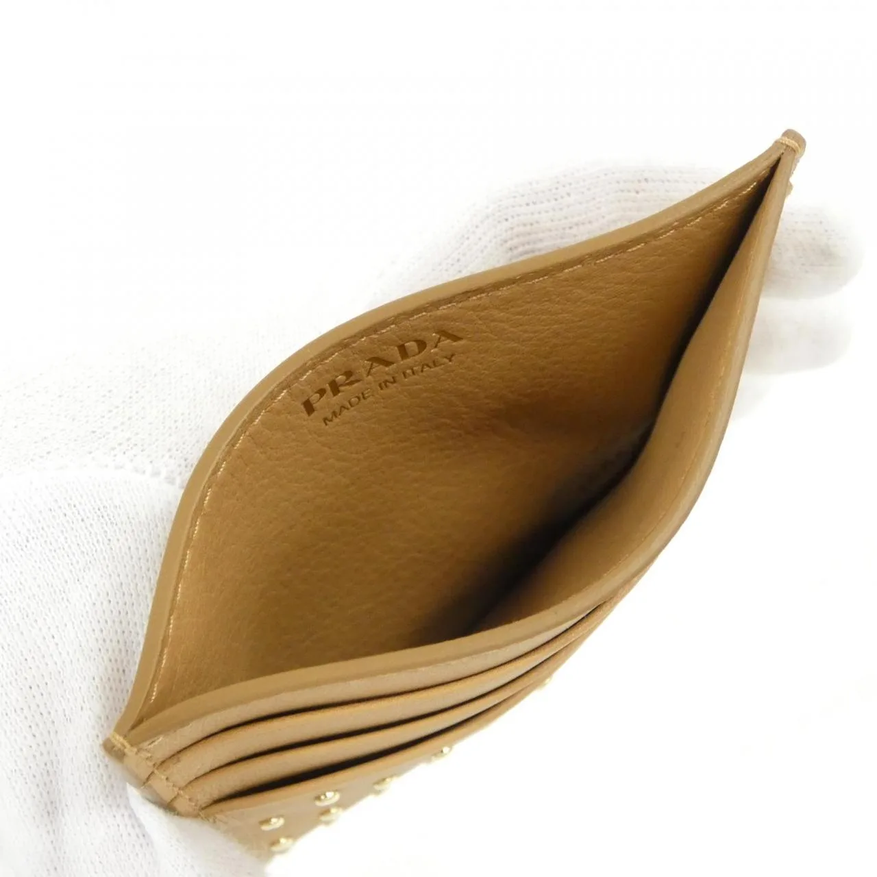 PRADA 1MC025 Card Case Black New - Thumbnail 4