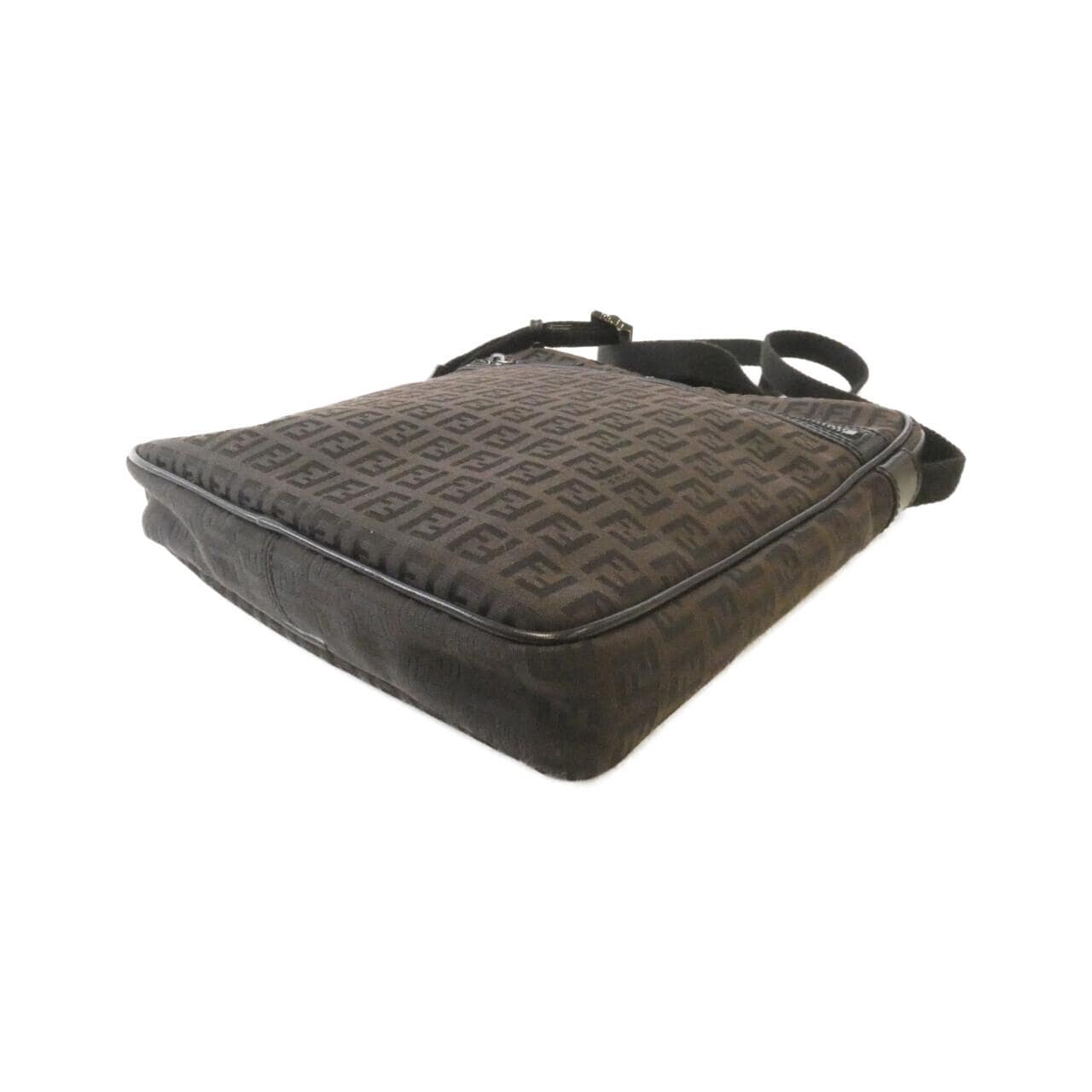 FENDI 8BT099 JQ5 Shoulder Bag Canvas Black Canvas - Thumbnail 3