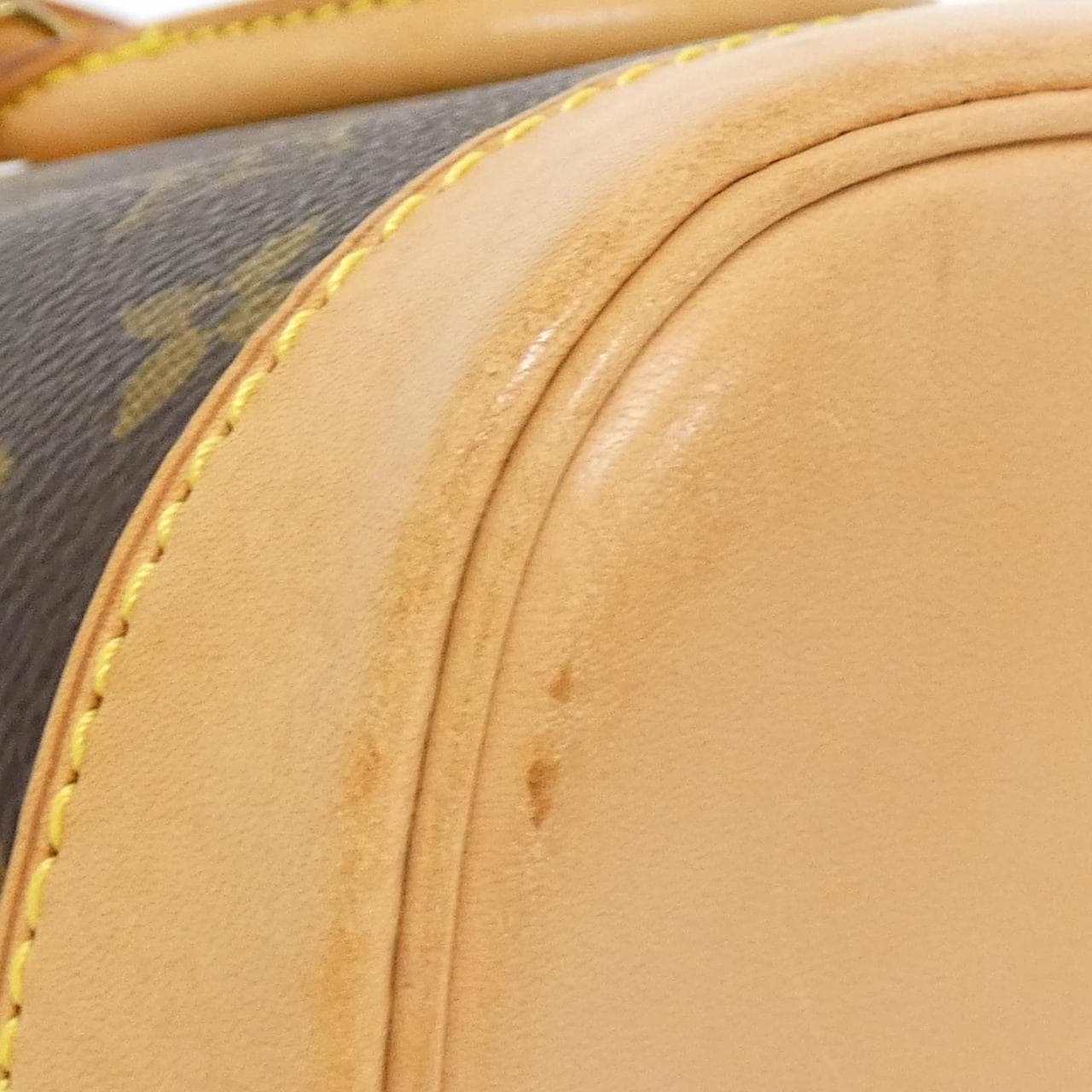 LOUIS VUITTON Alma M51130 Bag Monogram 黑色 Monogram 中古品B - 縮圖 2