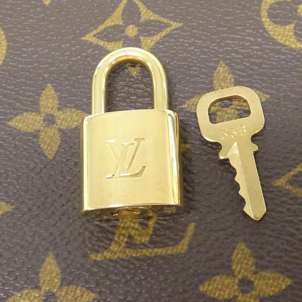 LOUIS VUITTON Alma M51130 Bag Monogram 黑色 Monogram 中古品B - 縮圖 5