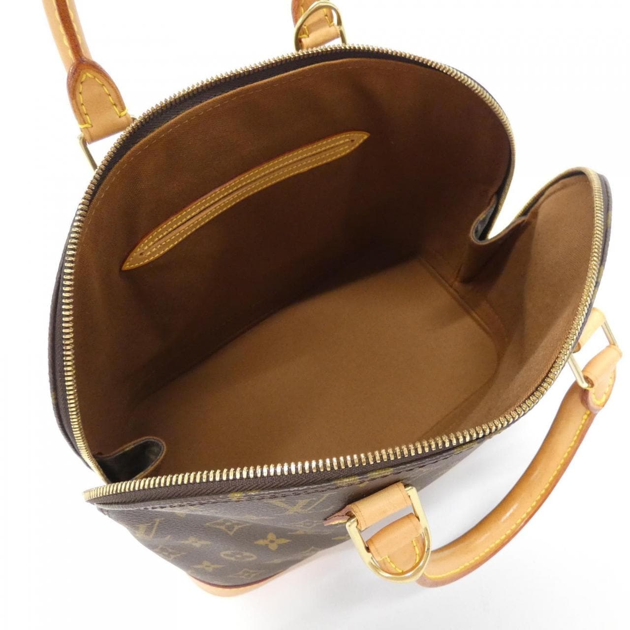 LOUIS VUITTON Alma M51130 Bag Monogram 黑色 Monogram 中古品B - 縮圖 7