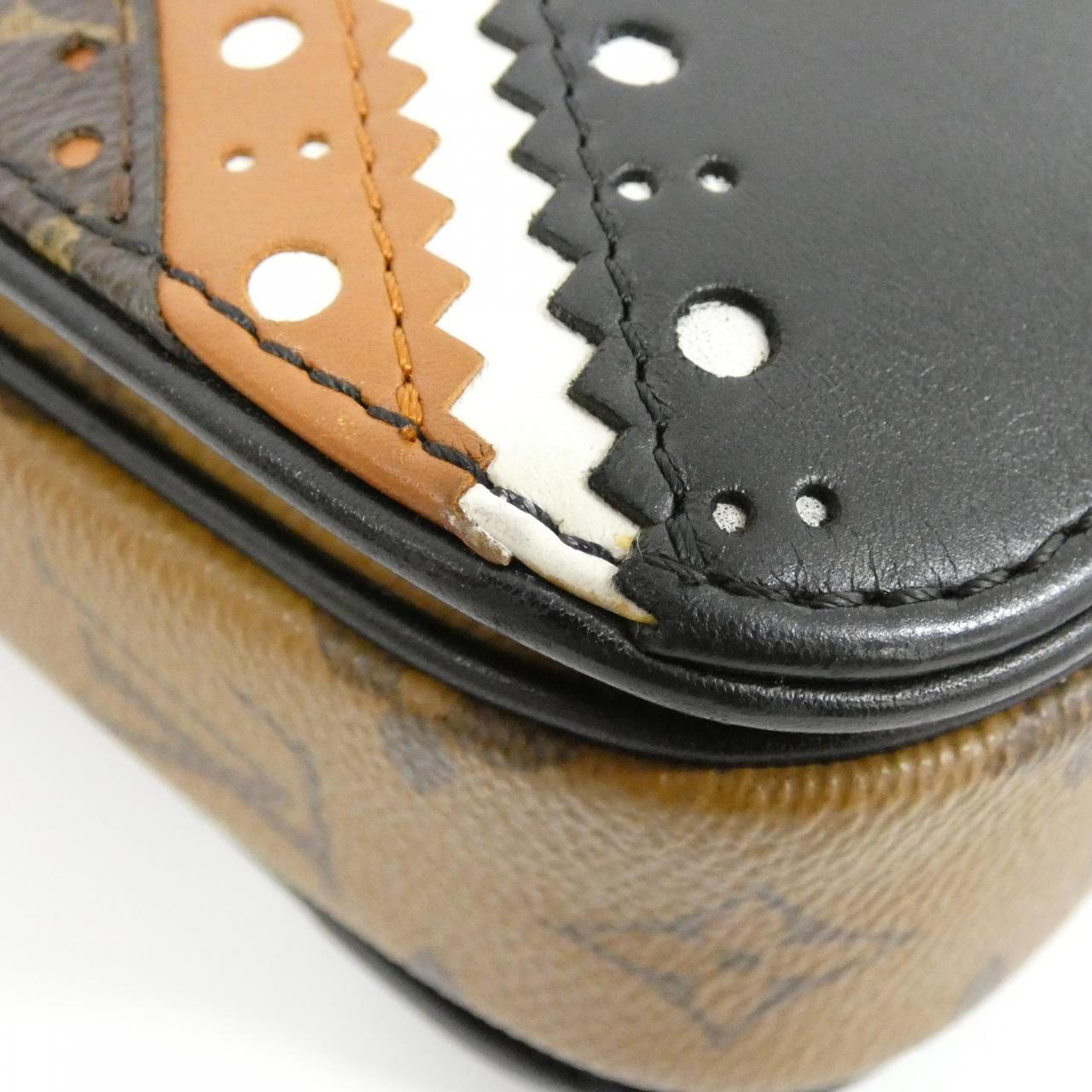 LOUIS VUITTON Pochette M43488 Pochette Monogram Black Monogram - Thumbnail 3