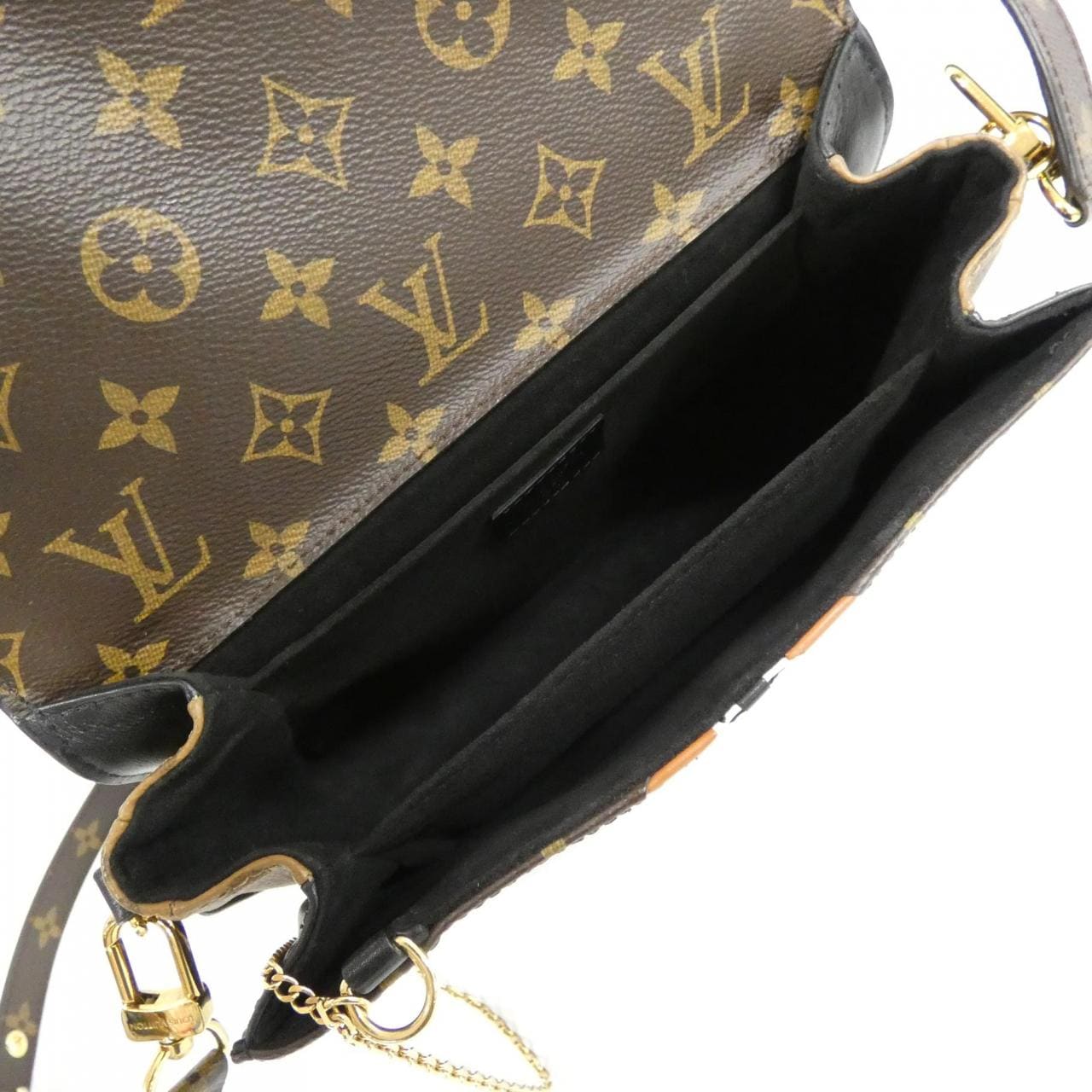 LOUIS VUITTON Pochette M43488 Pochette Monogram Black Monogram - Thumbnail 8