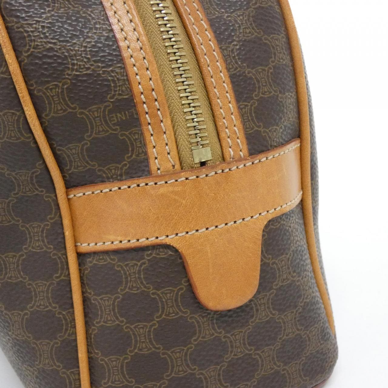 CELINE Bag Canvas 棕色 帆布 中古品A - 縮圖 4