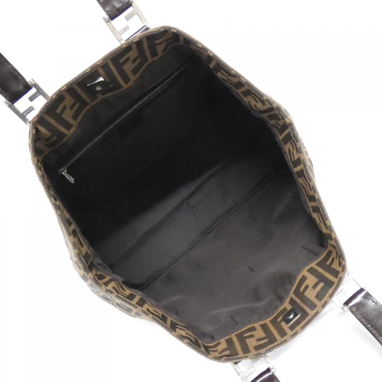 FENDI 26329 Bag Canvas Black Canvas - Thumbnail 5