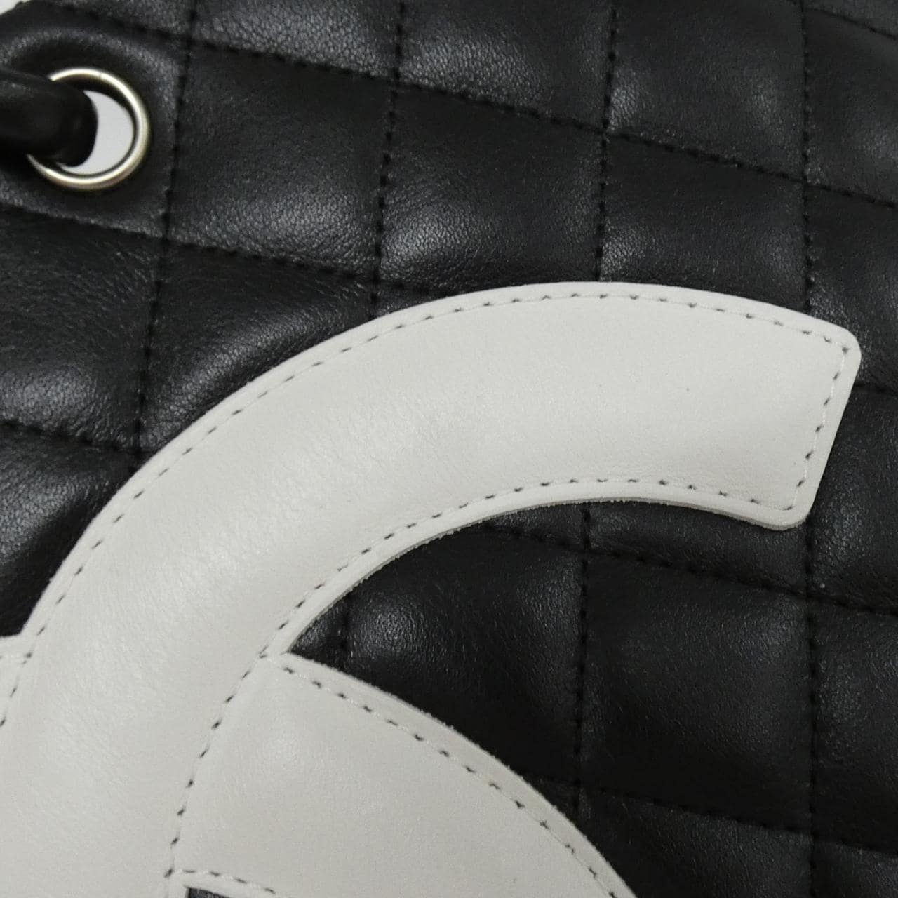 CHANEL Cambon 25167 Handbag 黑色 中古品A - 縮圖 4