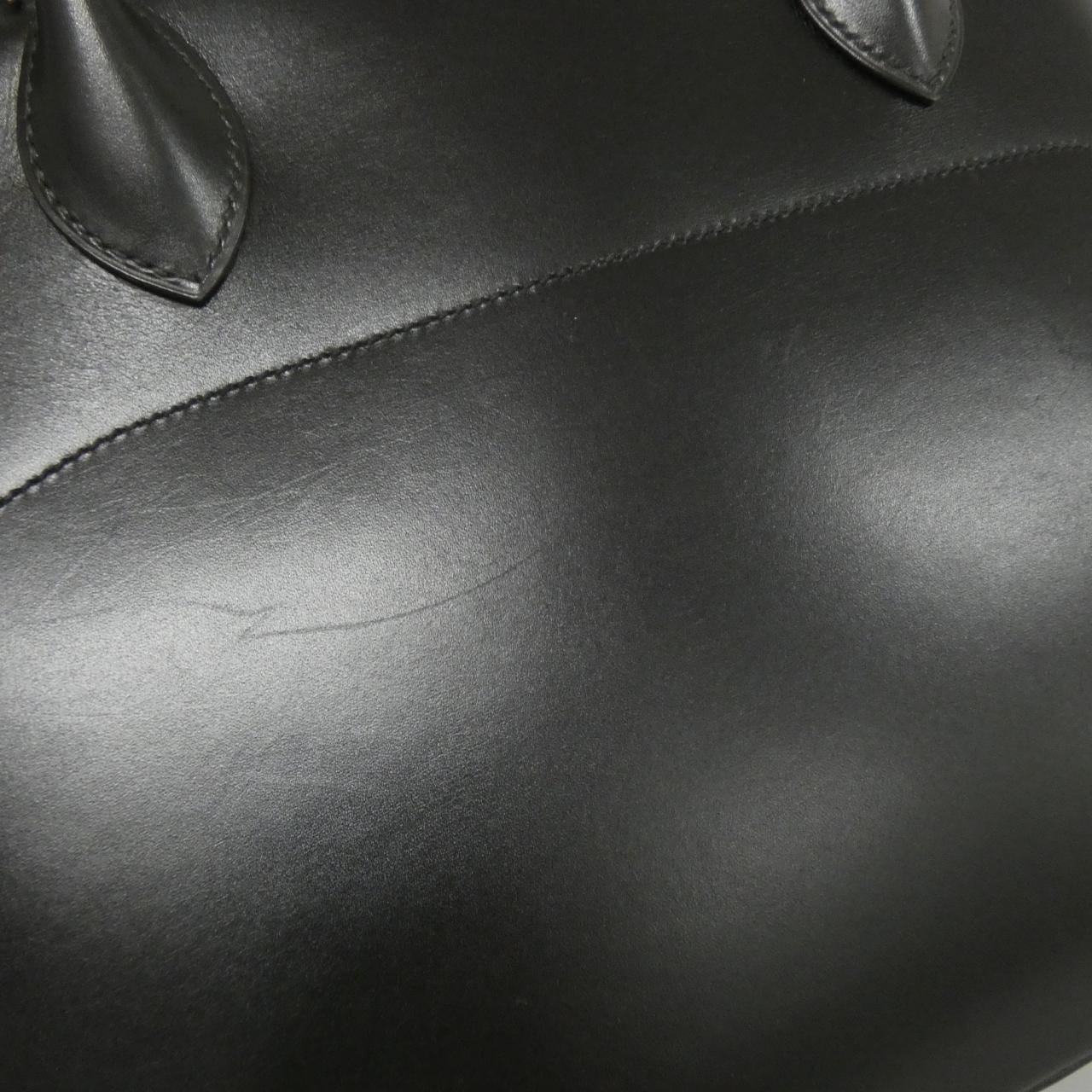 HERMES HERMÈS Bolide 027763CK Bag Box Calf Black Box Calf Leather - Thumbnail 4