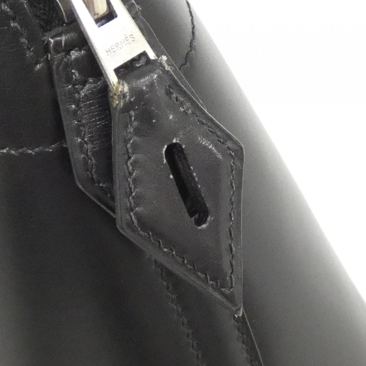 HERMES HERMÈS Bolide 027763CK Bag Box Calf Black Box Calf Leather - Thumbnail 5