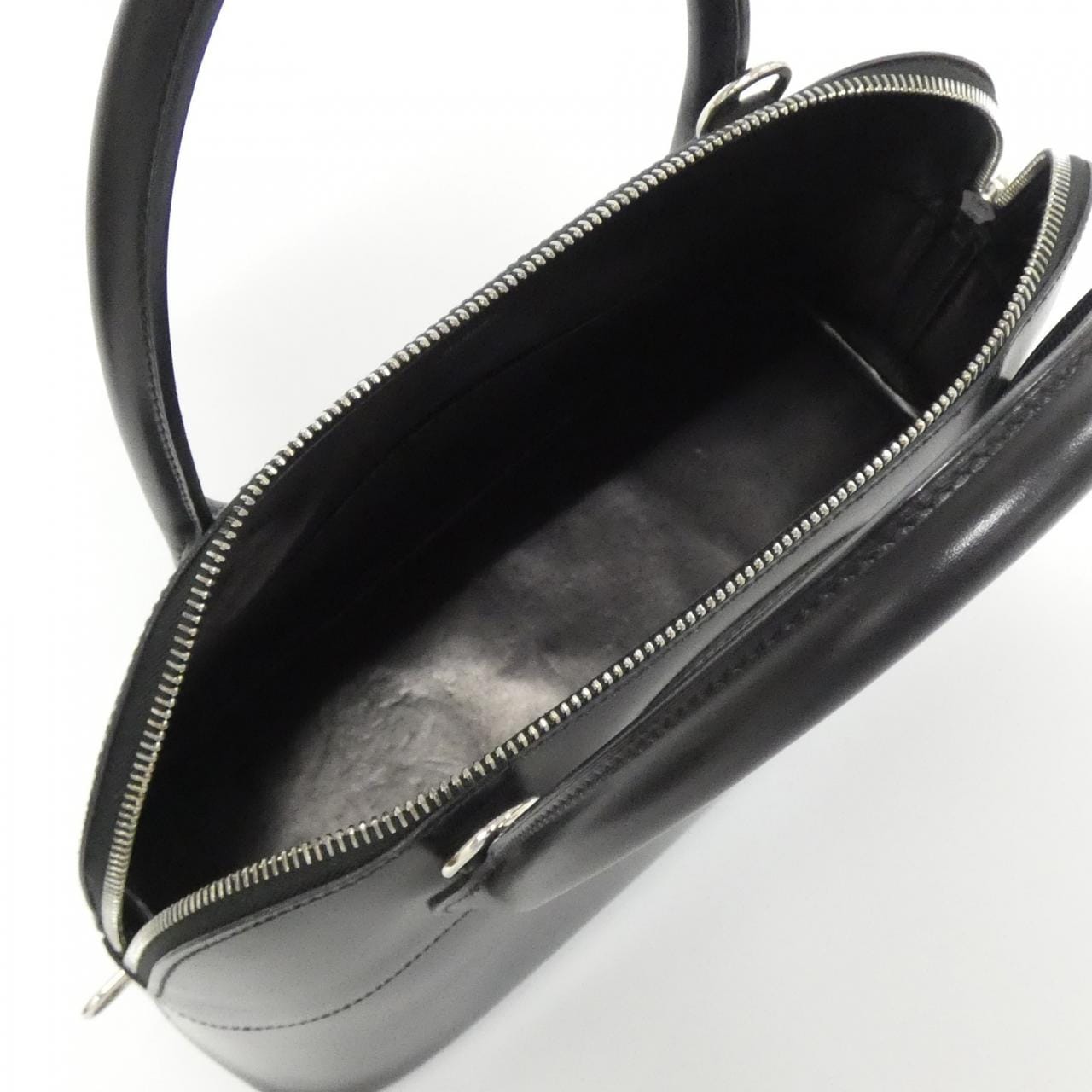 HERMES HERMÈS Bolide 027763CK Bag Box Calf Black Box Calf Leather - Thumbnail 8