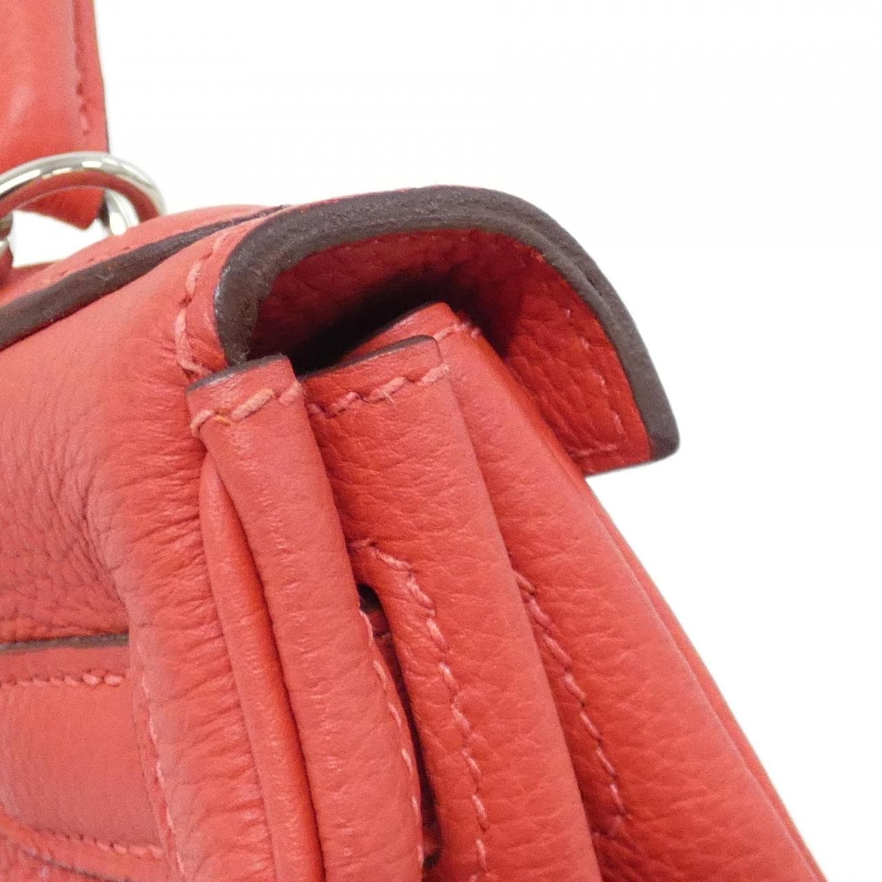 HERMES HERMÈS Kelly 030931CK Bag Togo Rouge Togo Leather - Thumbnail 5
