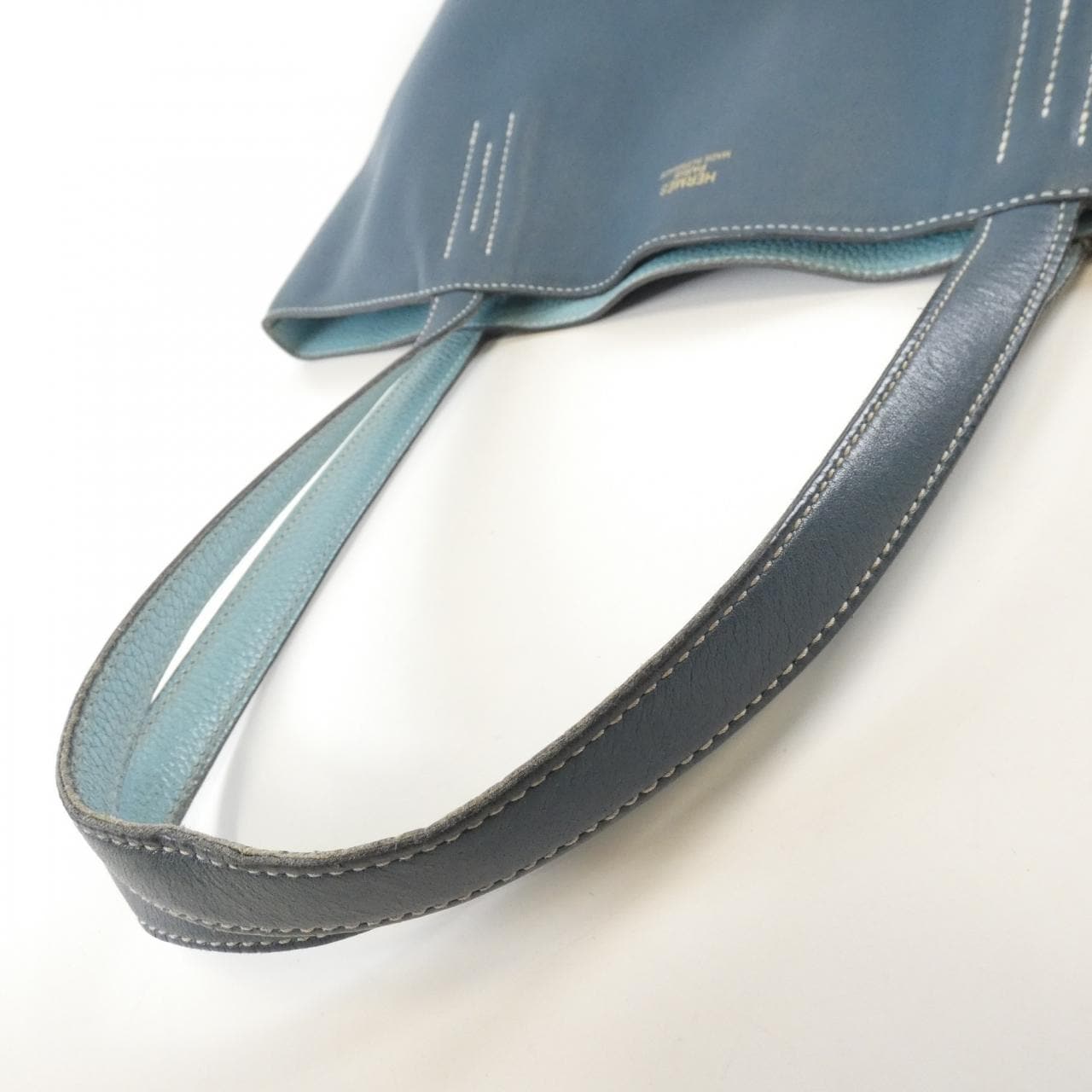 HERMES HERMÈS 068668CA Bag Clemence Blue Clemence Leather Rank B - Thumbnail 7