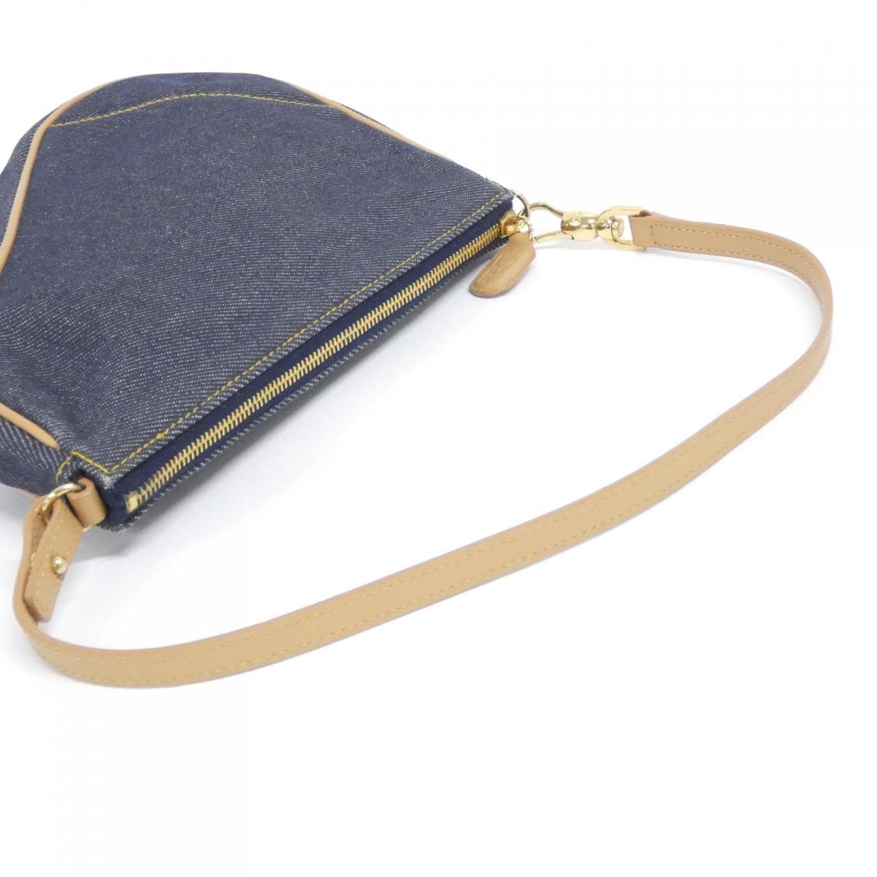 DIOR Saddle Shoulder Bag Denim Blue Denim Rank A - Thumbnail 5