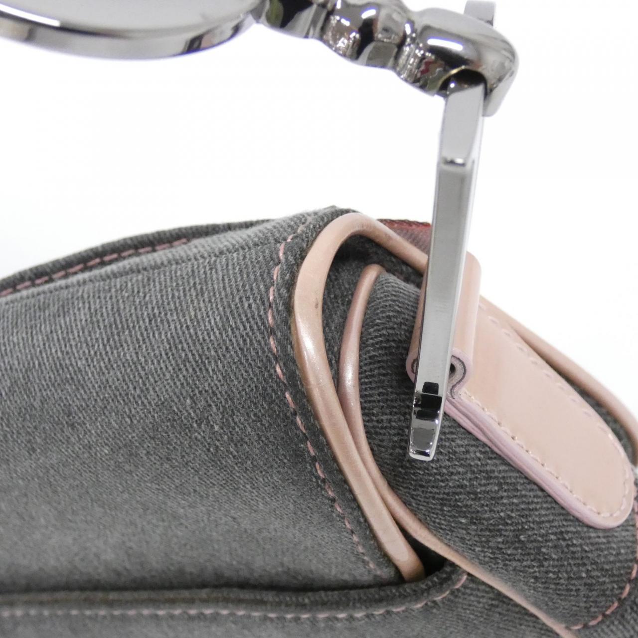 DIOR Saddle JEP44001 Shoulder Bag Denim Pink Denim Rank A - Thumbnail 7