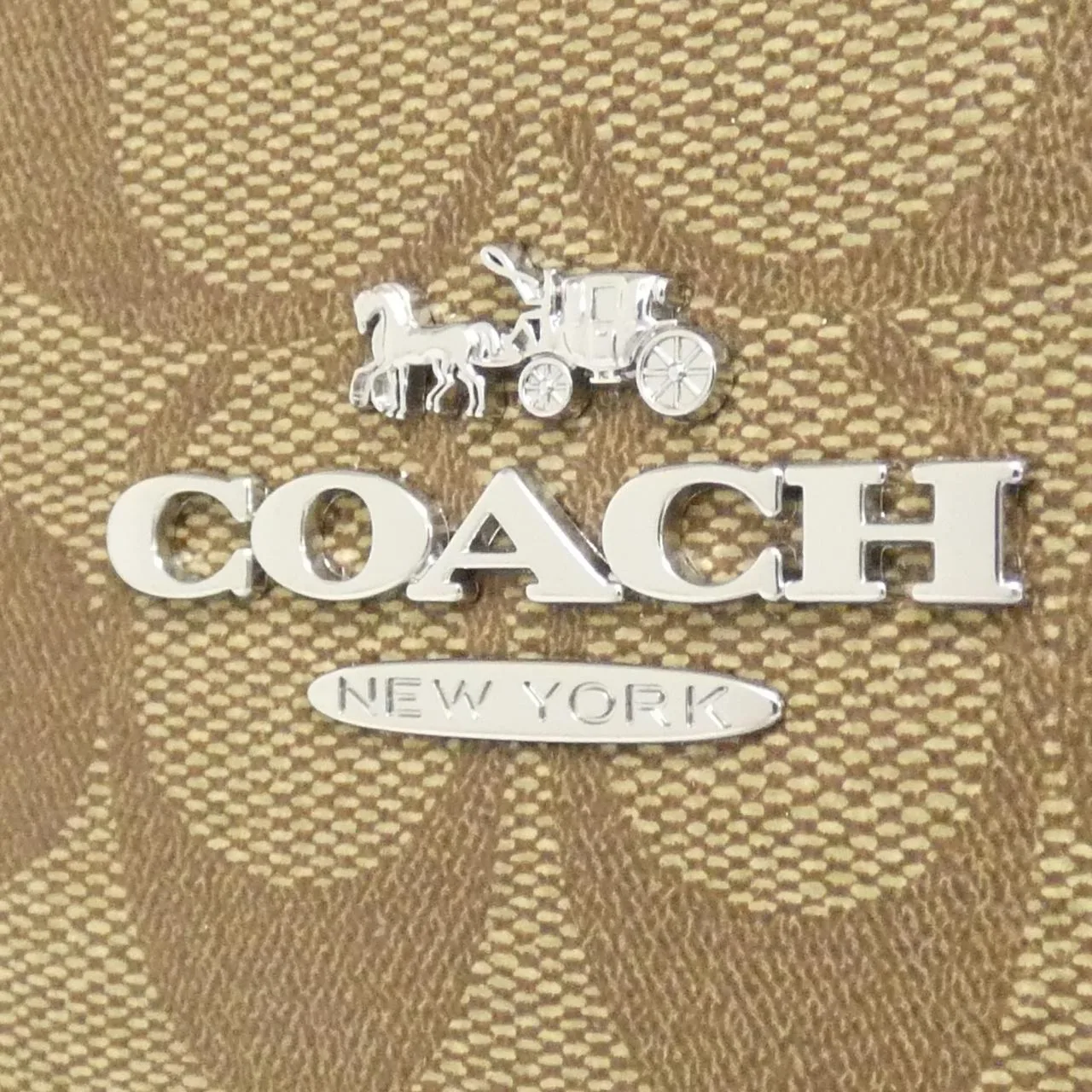 COACH CR135 Shoulder Canvas 黑色 帆布 新品 - 縮圖 4