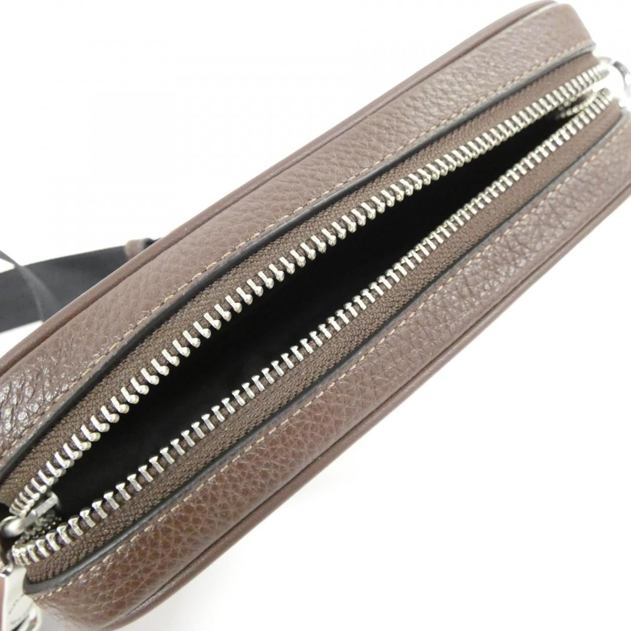 COACH CR179 Shoulder Bag Leather Black Leather New - Thumbnail 6