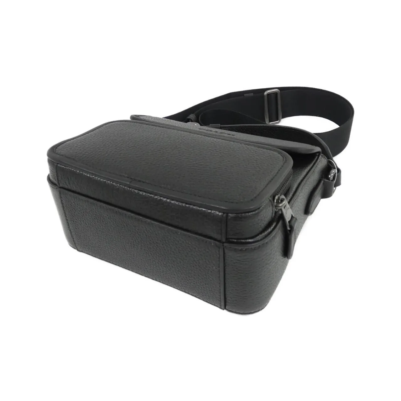 COACH CY800 Shoulder Leather Black Leather - Thumbnail 3