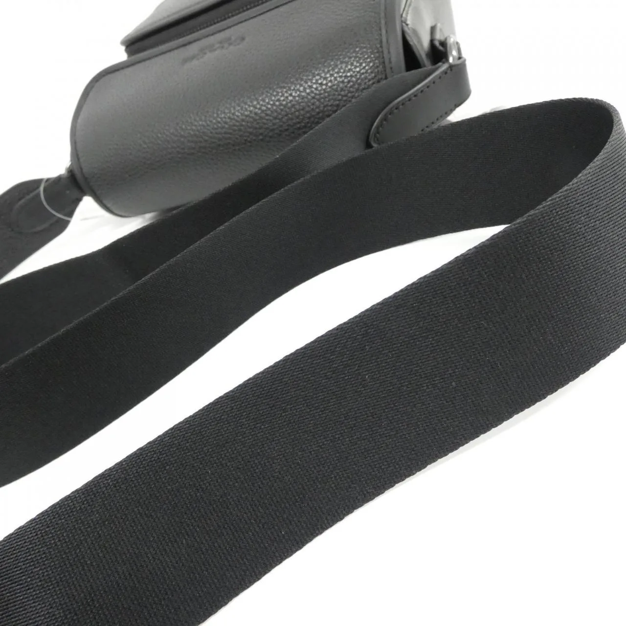 COACH CY800 Shoulder Leather Black Leather - Thumbnail 5