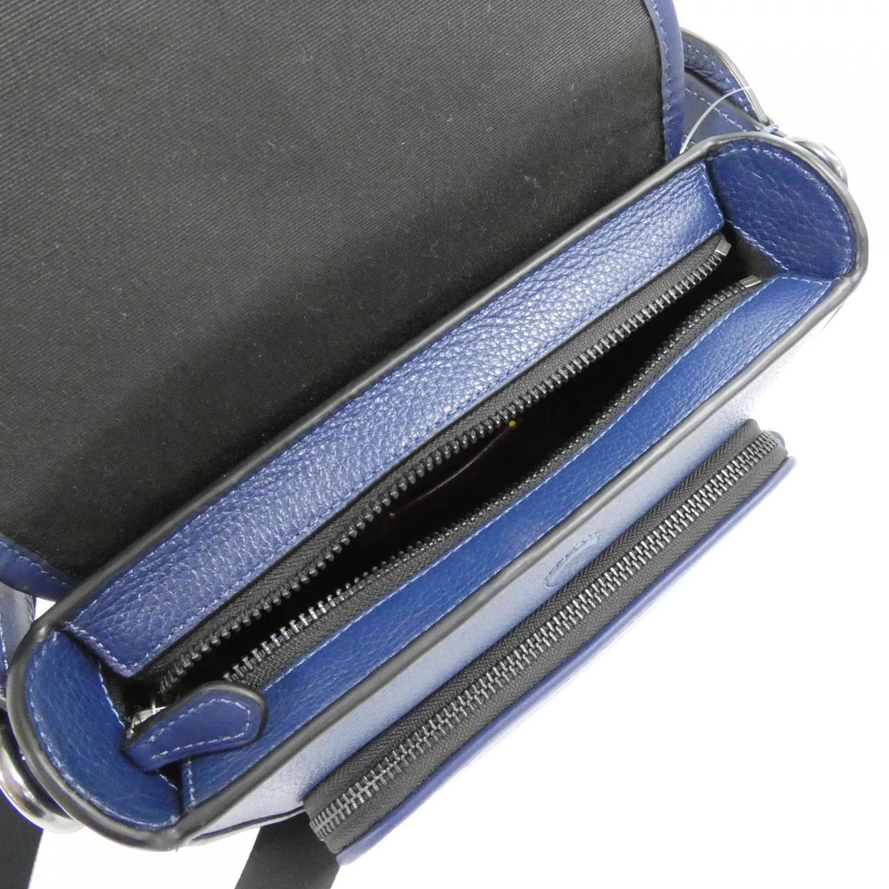 COACH CY800 Shoulder Bag Leather 黑色 皮革 新品 - 縮圖 6