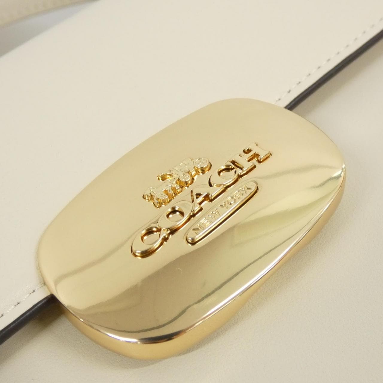 COACH CP006 Bag Leather Black Leather New - Thumbnail 4