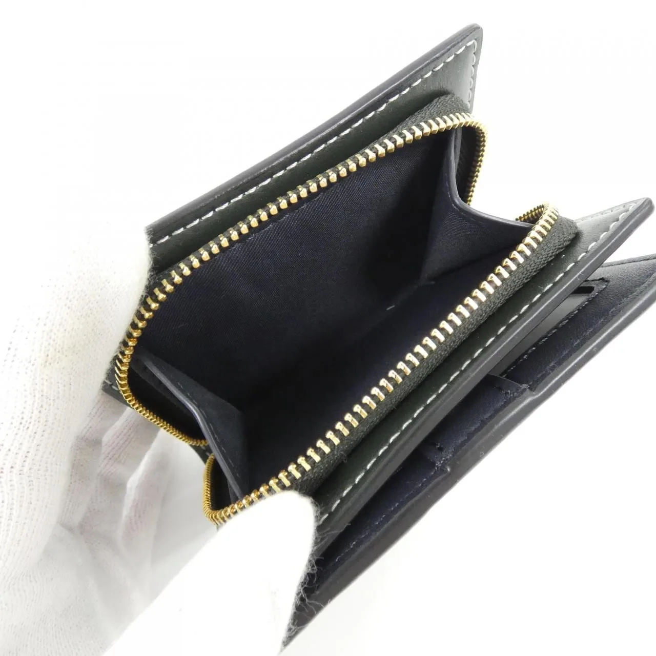 COACH CF522 Wallet Canvas Black Canvas New - Thumbnail 3