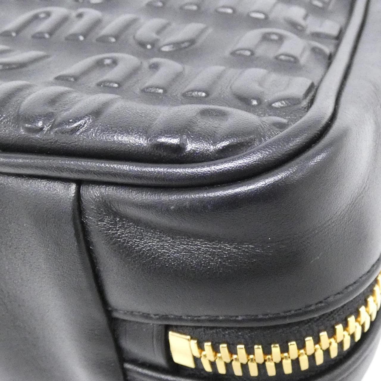 MIU MIU 5BB113 Shoulder Bag Black Rank A - Thumbnail 2