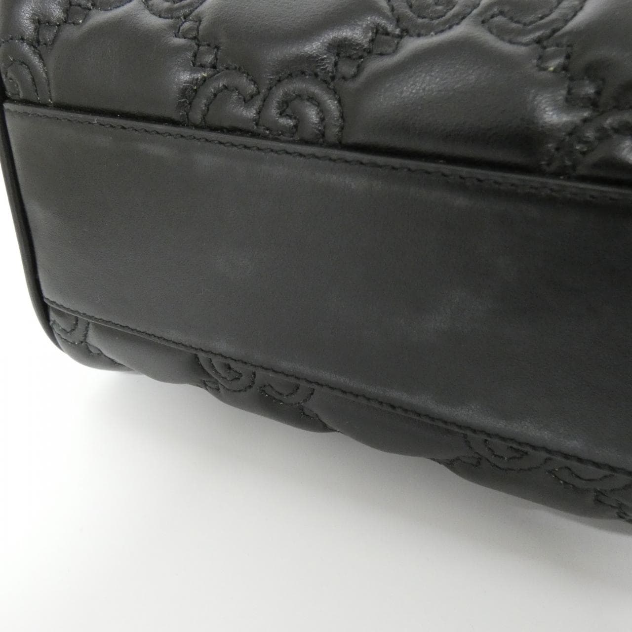 GUCCI 702251 UM8HG Bag Leather 黑色 皮革 新品 - 縮圖 3