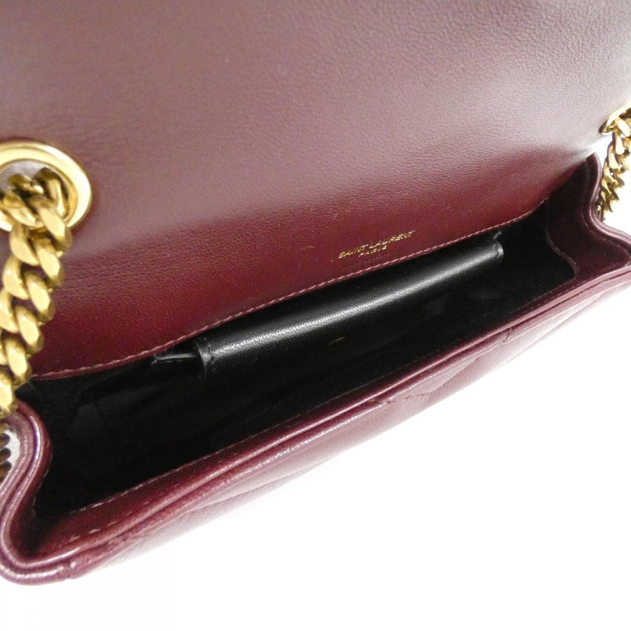 SAINT LAURENT Loulou 821749 AAEAX Shoulder Bag Lambskin 黑色 羊皮 新品 - 縮圖 5